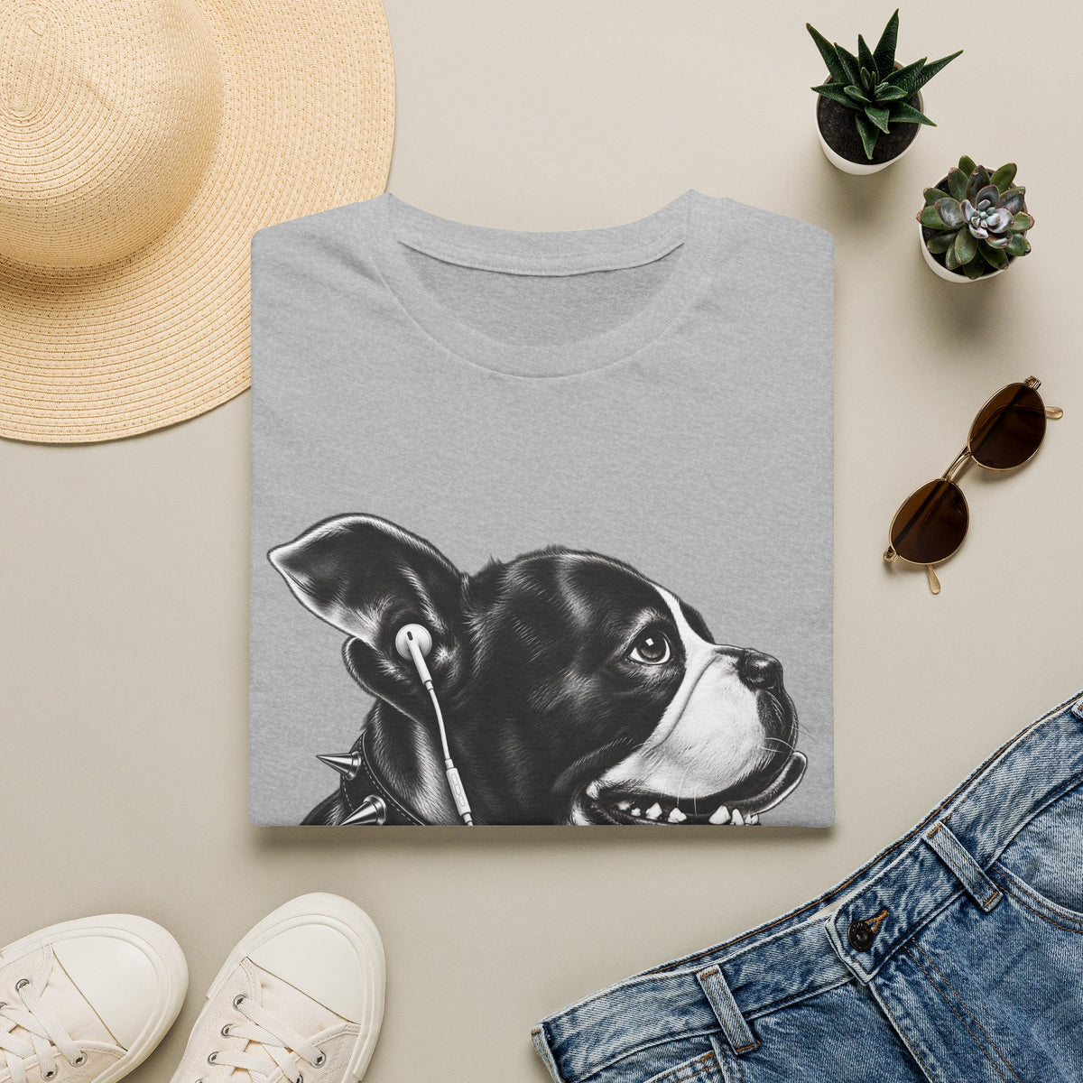 American Bully T-Shirt — Vintage Black & White