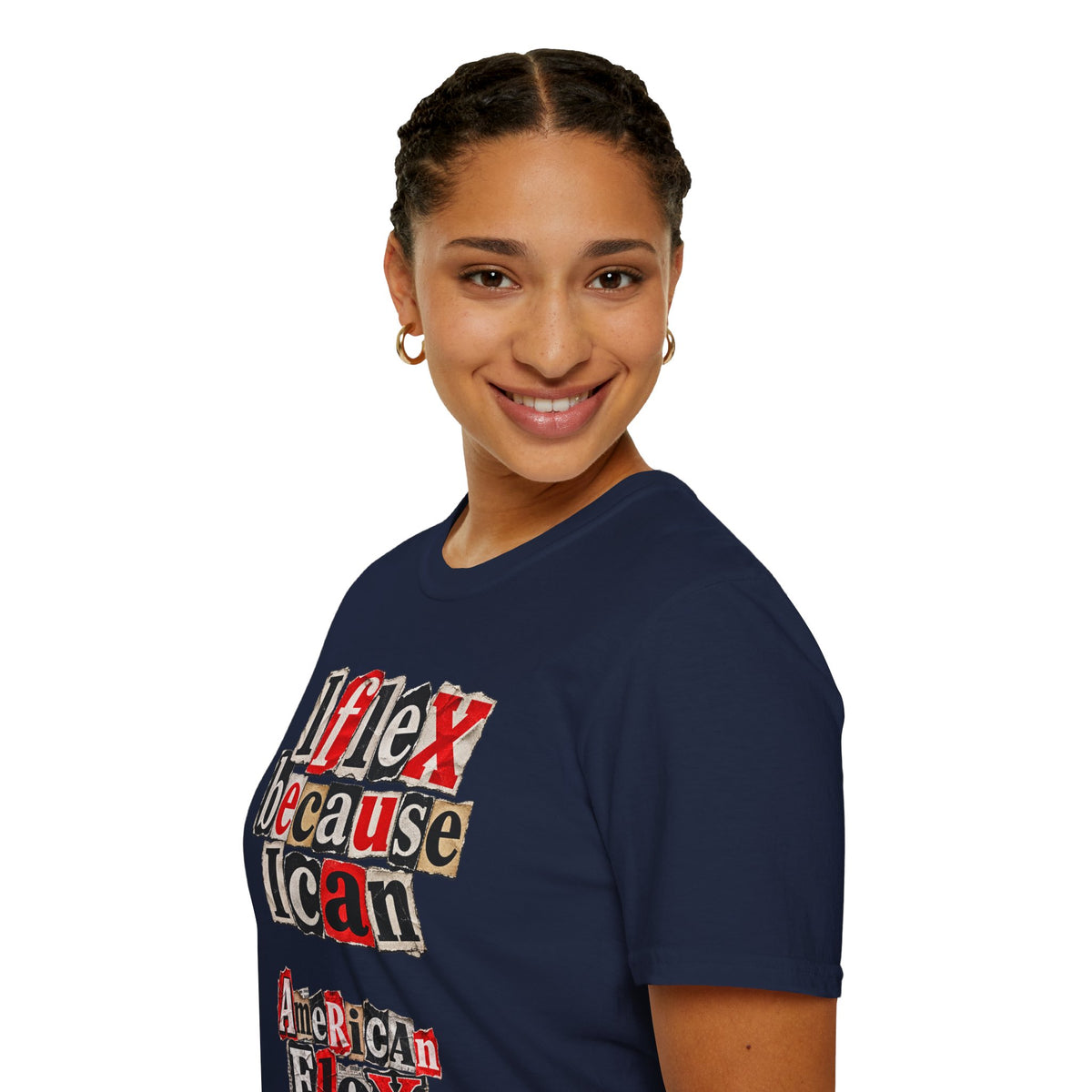 "I Flex Because I Can" American Flex Graphic Tee