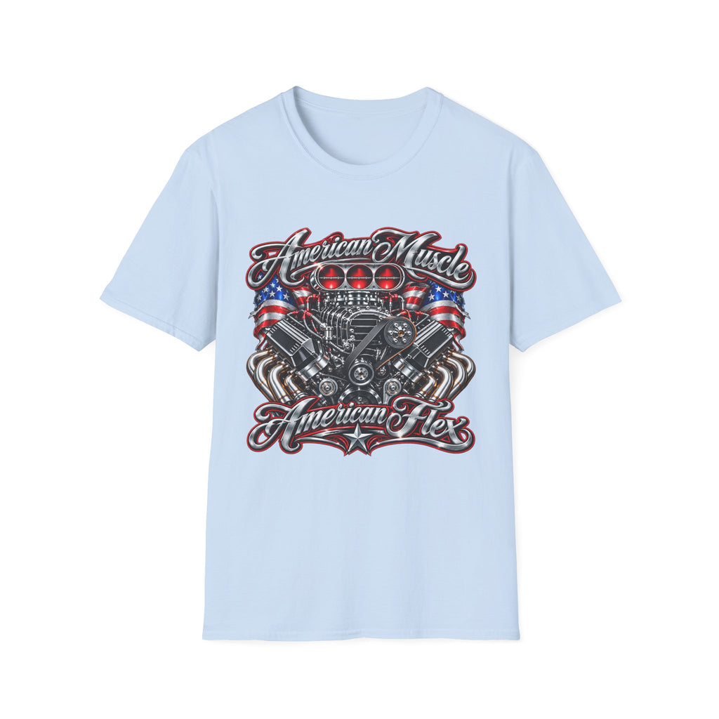 American Muscle Engine Graphic Tee