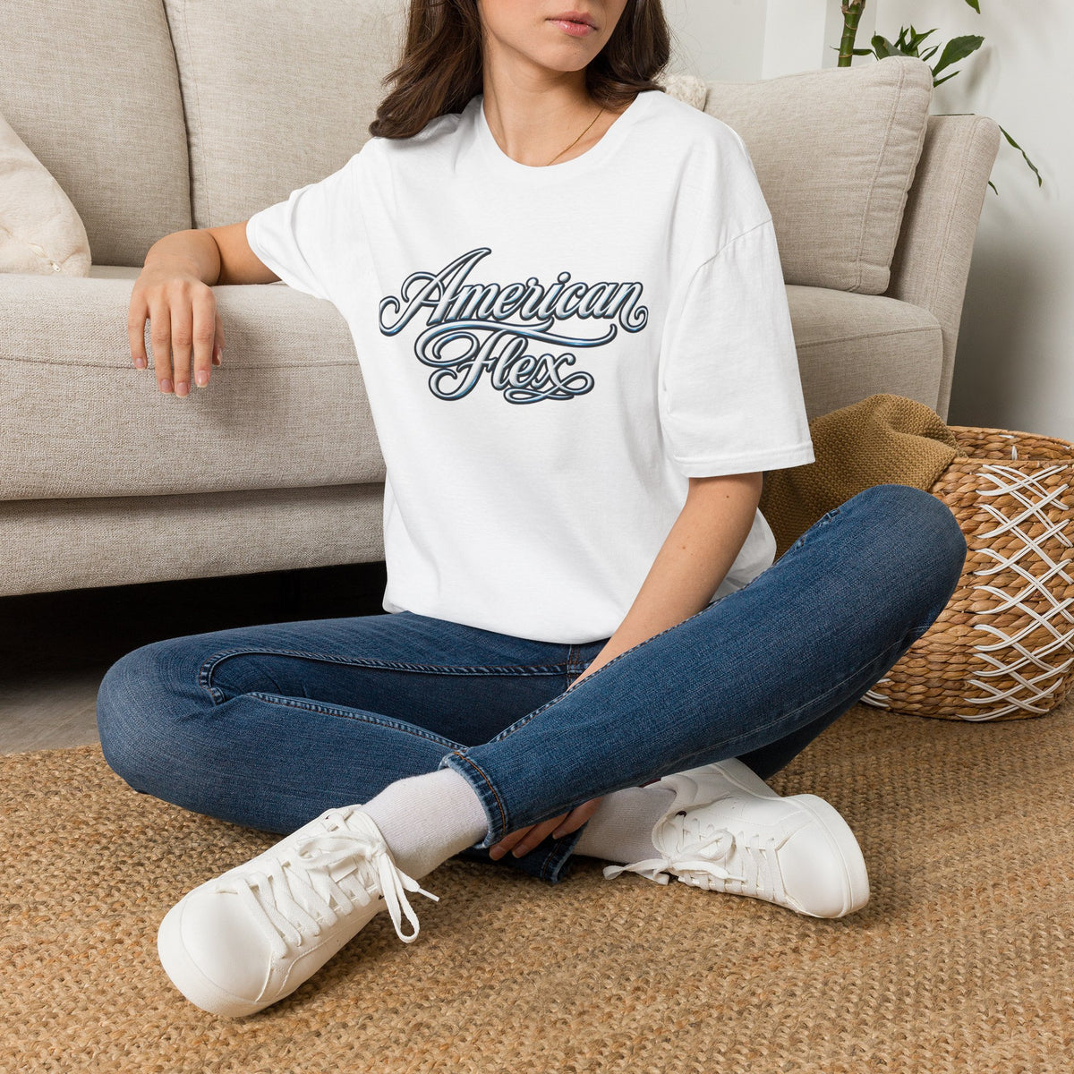 "American Flex" Script T‑Shirt