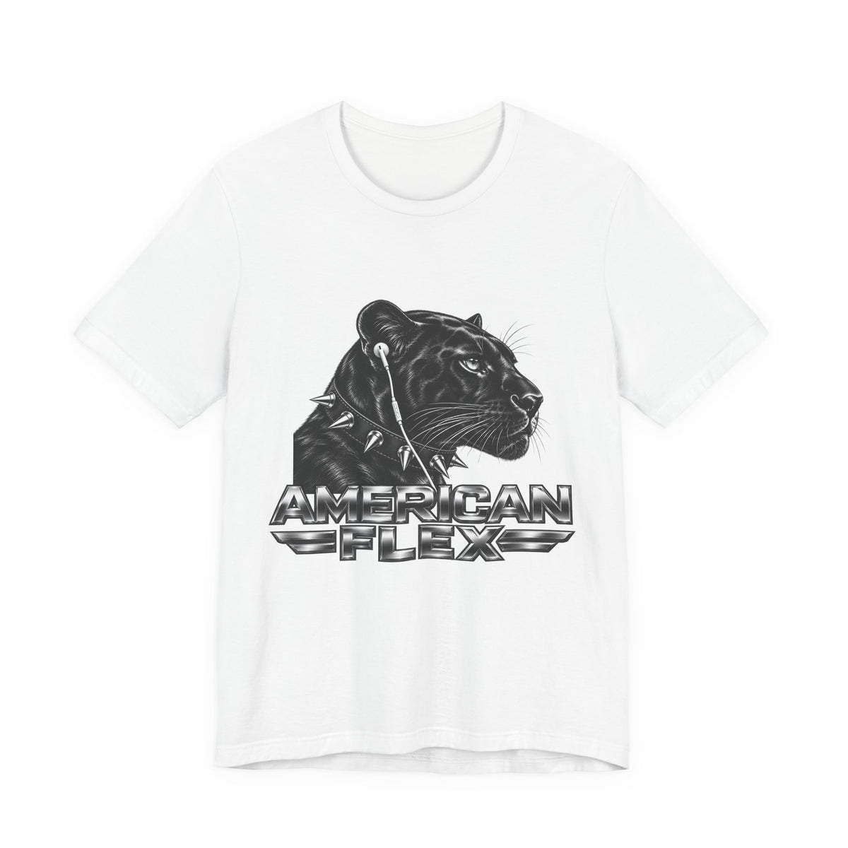 American Flex Panther Tee — Retro Logo Graphic T-Shirt