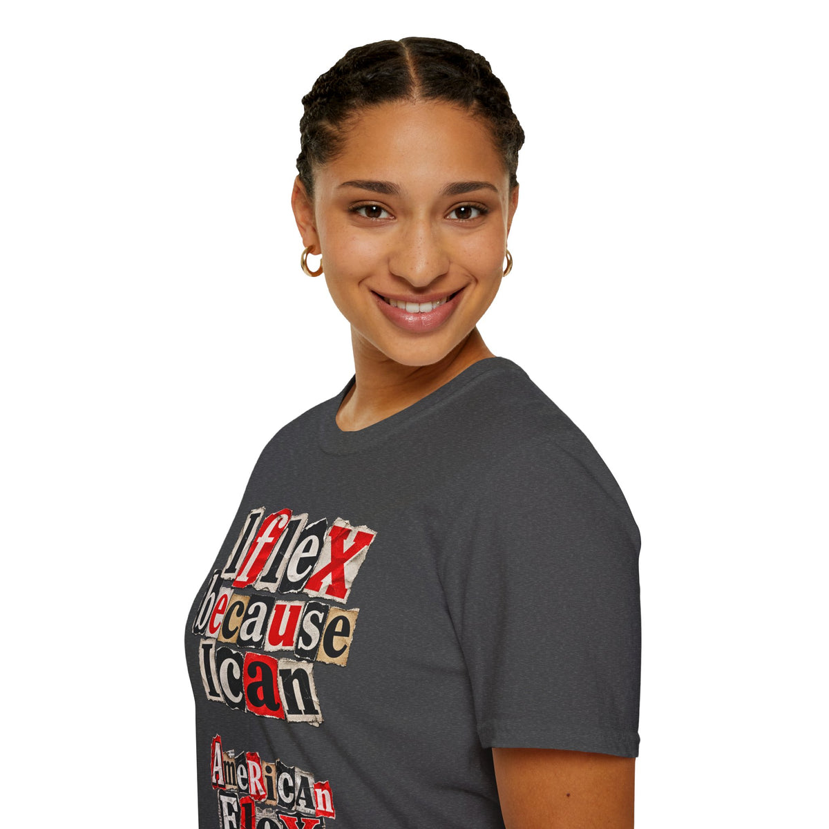 "I Flex Because I Can" American Flex Graphic Tee
