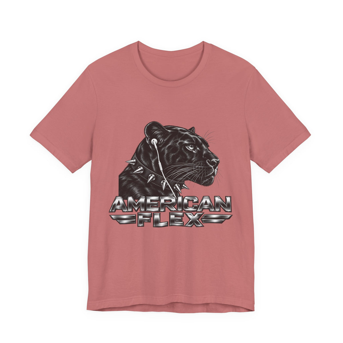 American Flex Panther Tee — Retro Logo Graphic T-Shirt