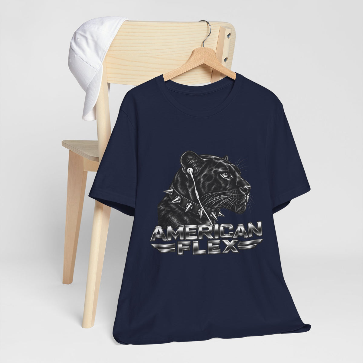 American Flex Panther Tee — Retro Logo Graphic T-Shirt