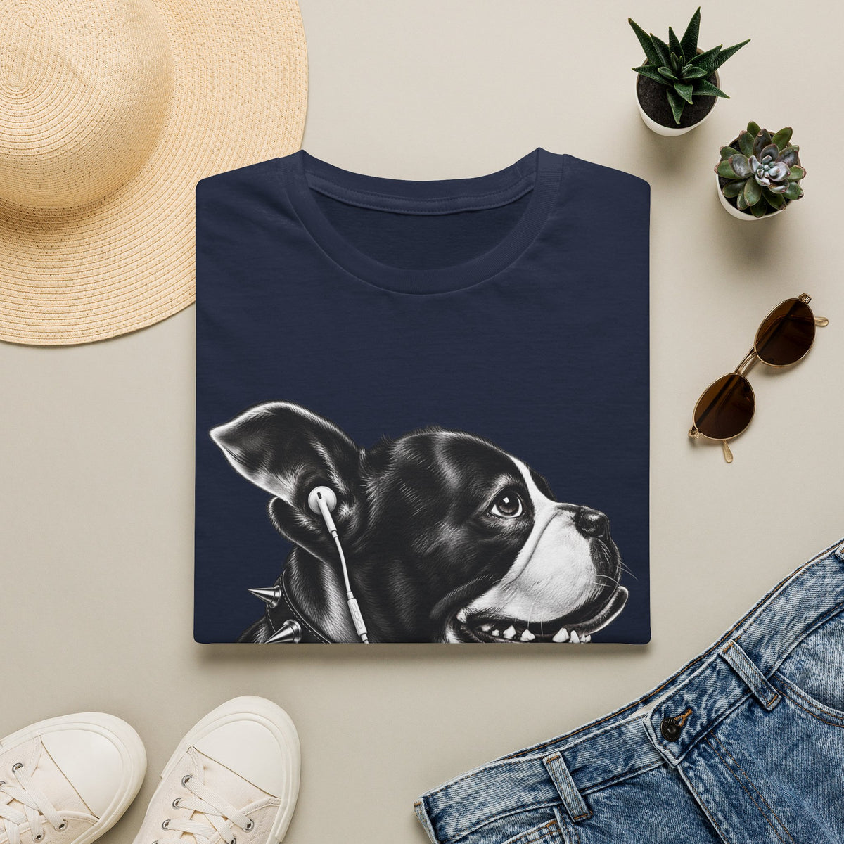 American Bully T-Shirt — Vintage Black & White