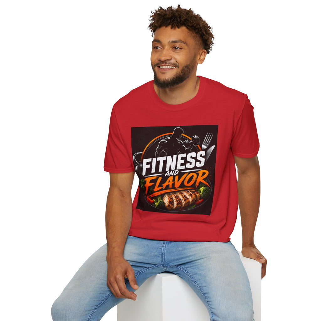 Fitness and Flavor T-Shirt — Gym & Foodie Workout Tee