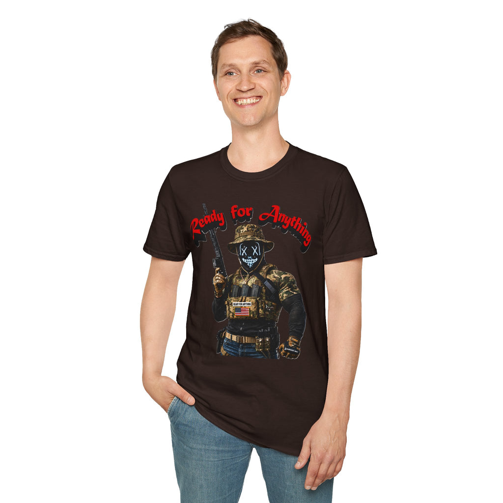 "Ready For Anything" Tactical Soldier Graphic Tee