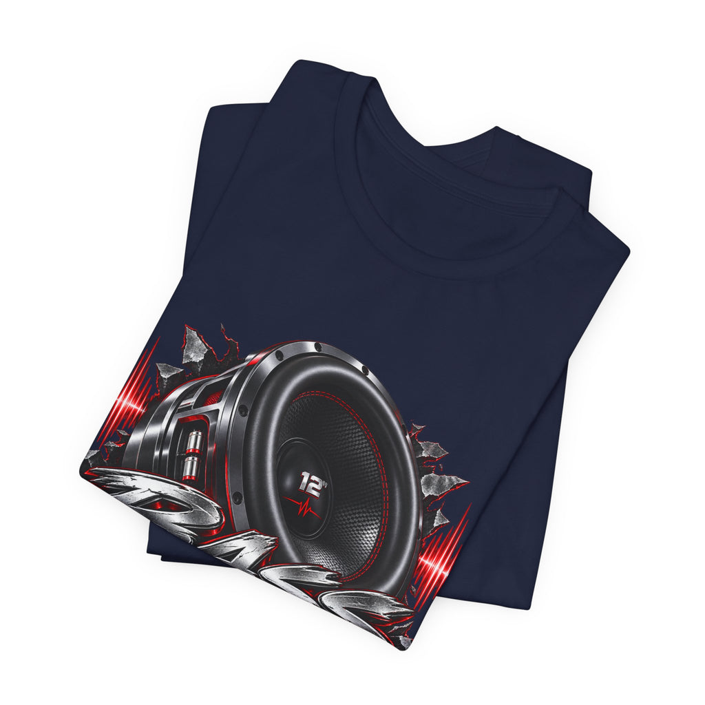 Bass Flex T-Shirt – Car Audio Subwoofer Graphic Tee