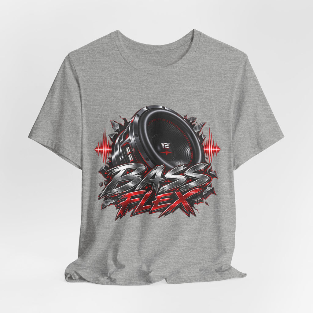 Bass Flex T-Shirt – Car Audio Subwoofer Graphic Tee