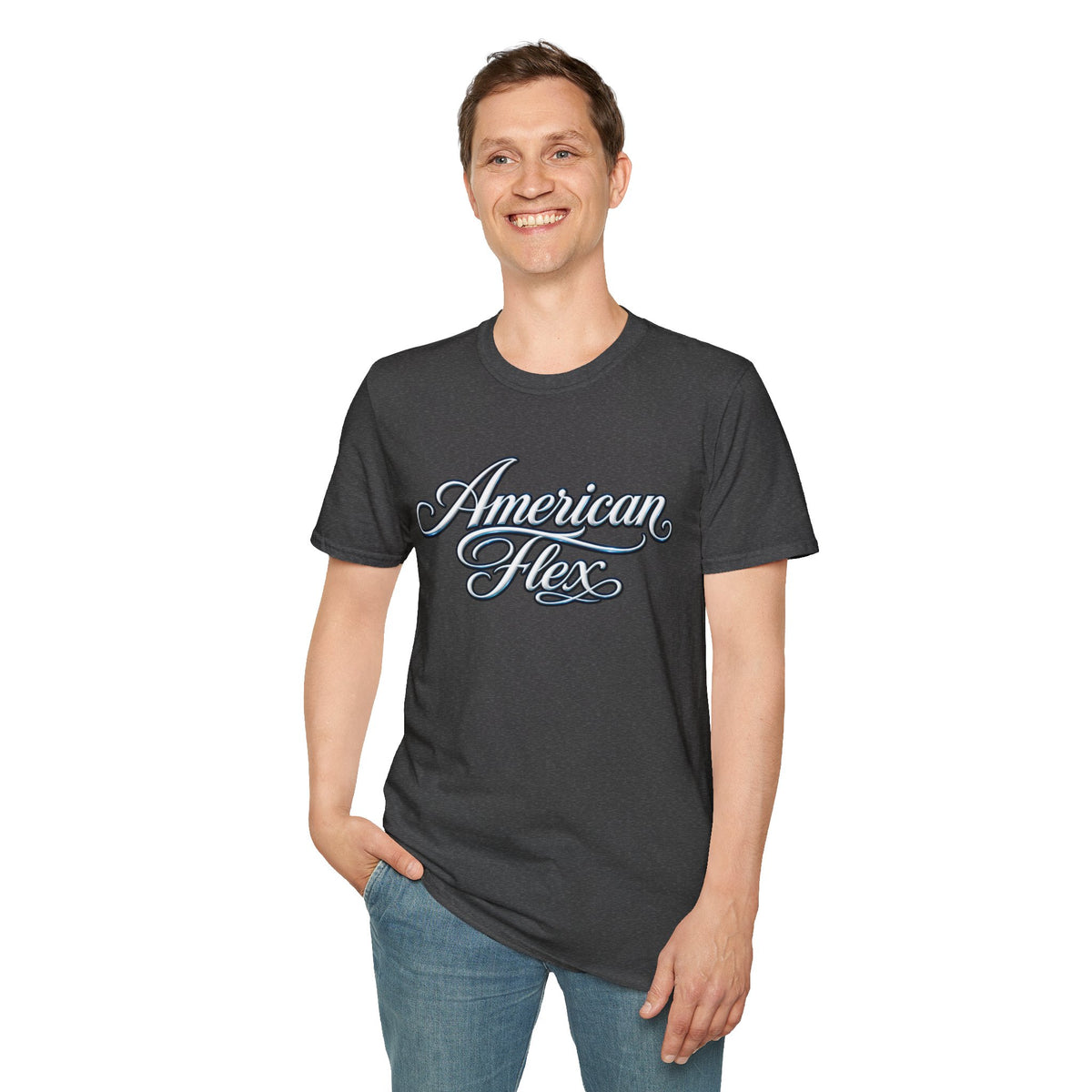 "American Flex" Script T‑Shirt