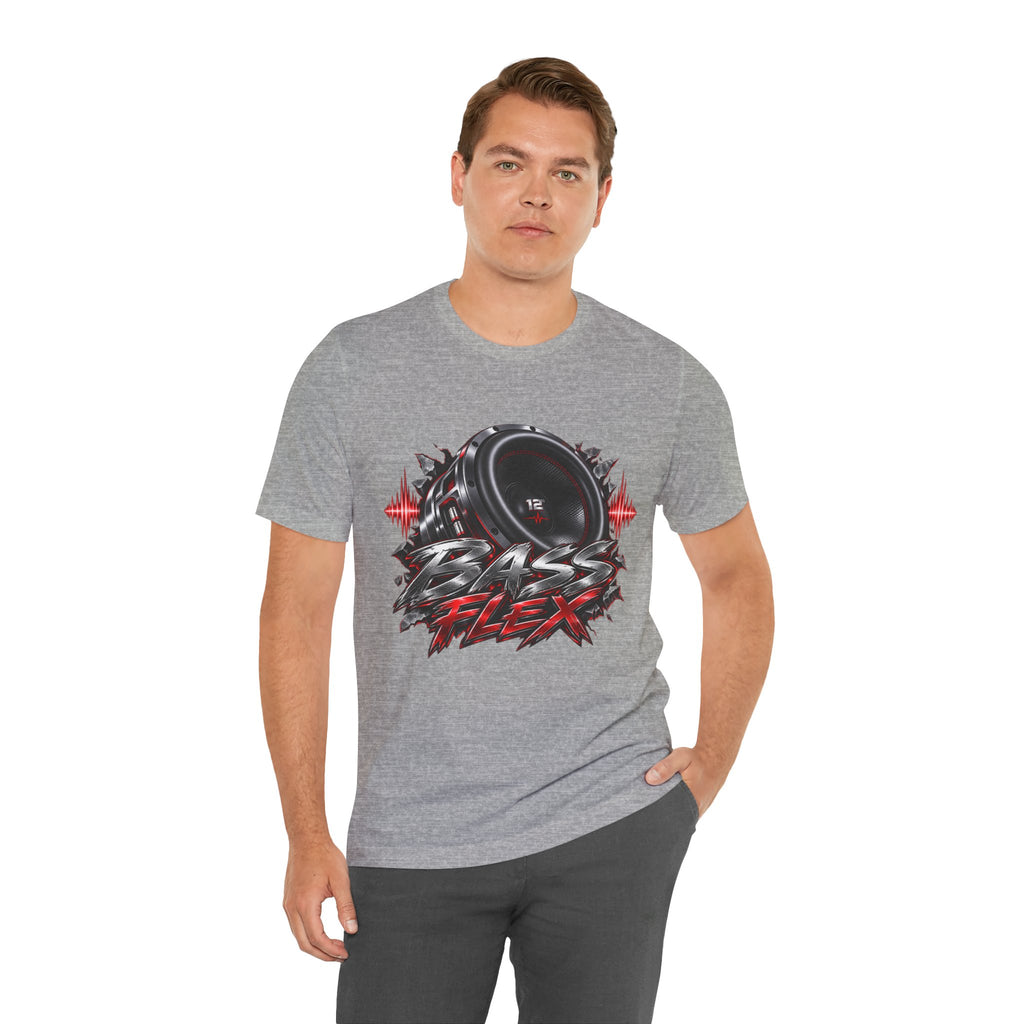 Bass Flex T-Shirt – Car Audio Subwoofer Graphic Tee