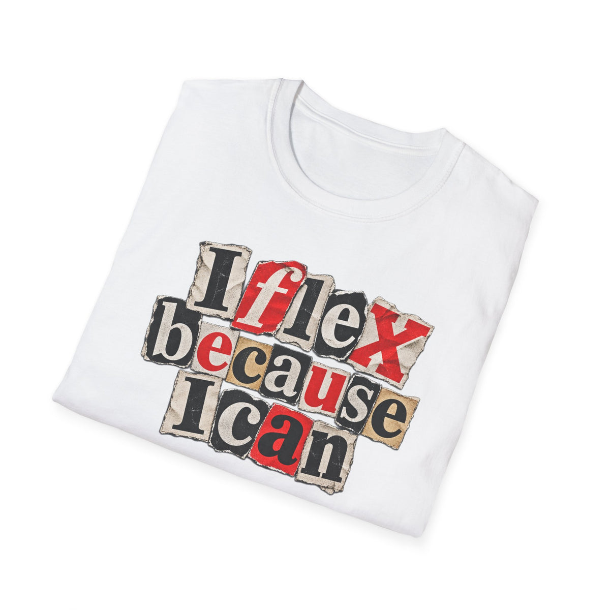 "I Flex Because I Can" American Flex Graphic Tee