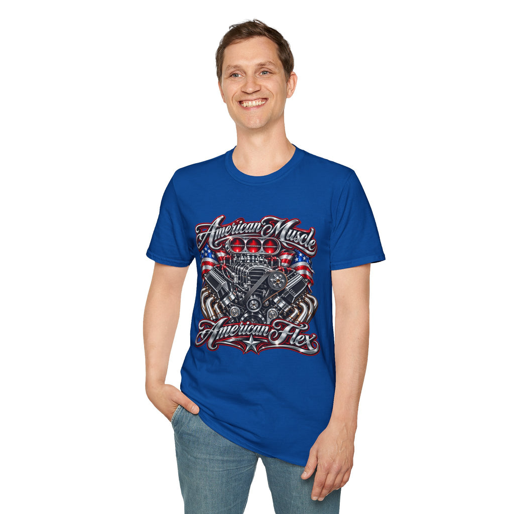 American Muscle Engine Graphic Tee