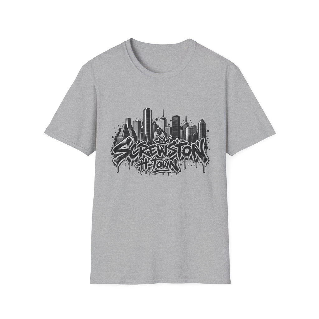 Screwston City  H-Town Skyline Graphic Tee