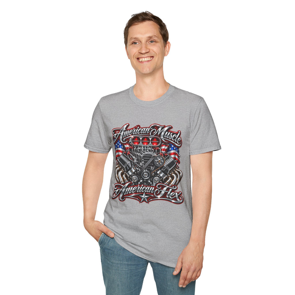 American Muscle Engine Graphic Tee
