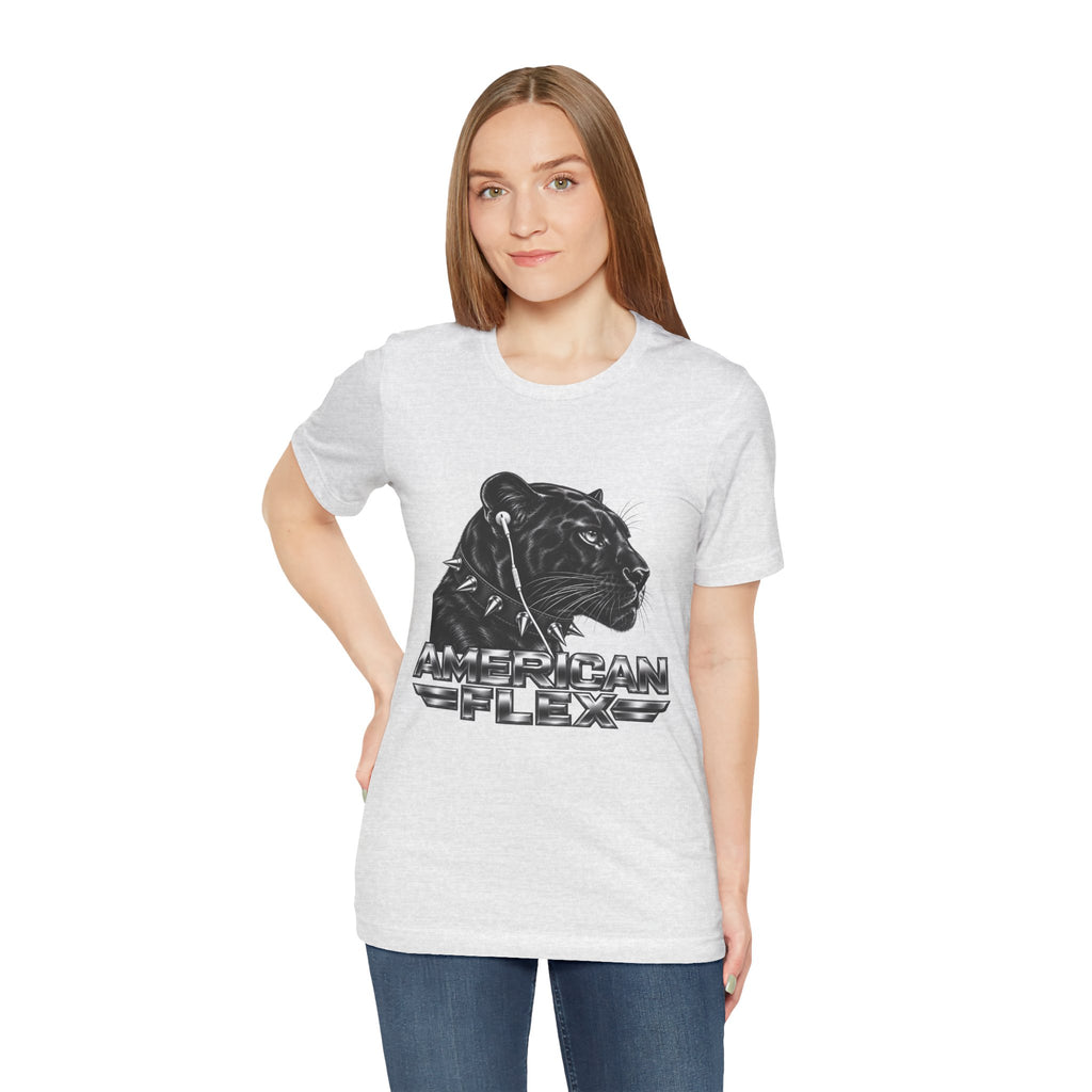 American Flex Panther Tee — Retro Logo Graphic T-Shirt